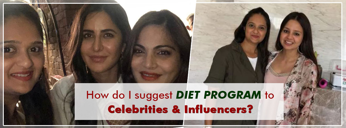 How do I suggest Diet Program to Celebrities & Influences?